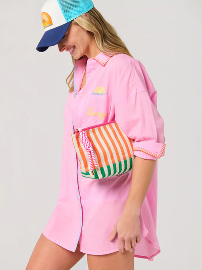 port stripe pouch