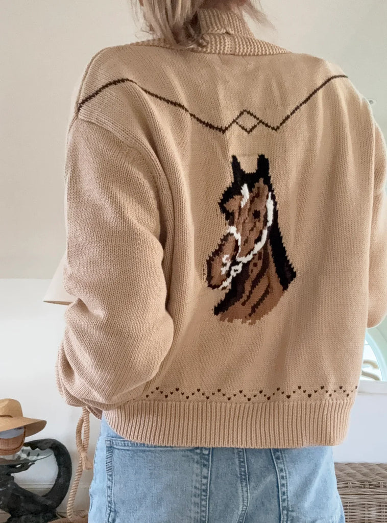 Horse Cardigan cotton