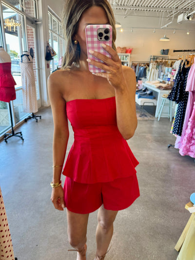 Marni set red