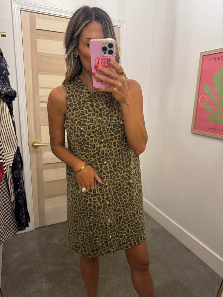 Macy leopard dress
