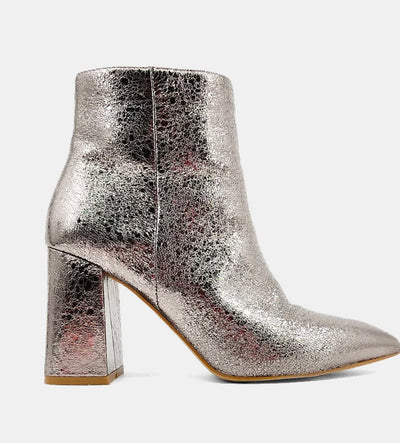 Veronica booties pewter