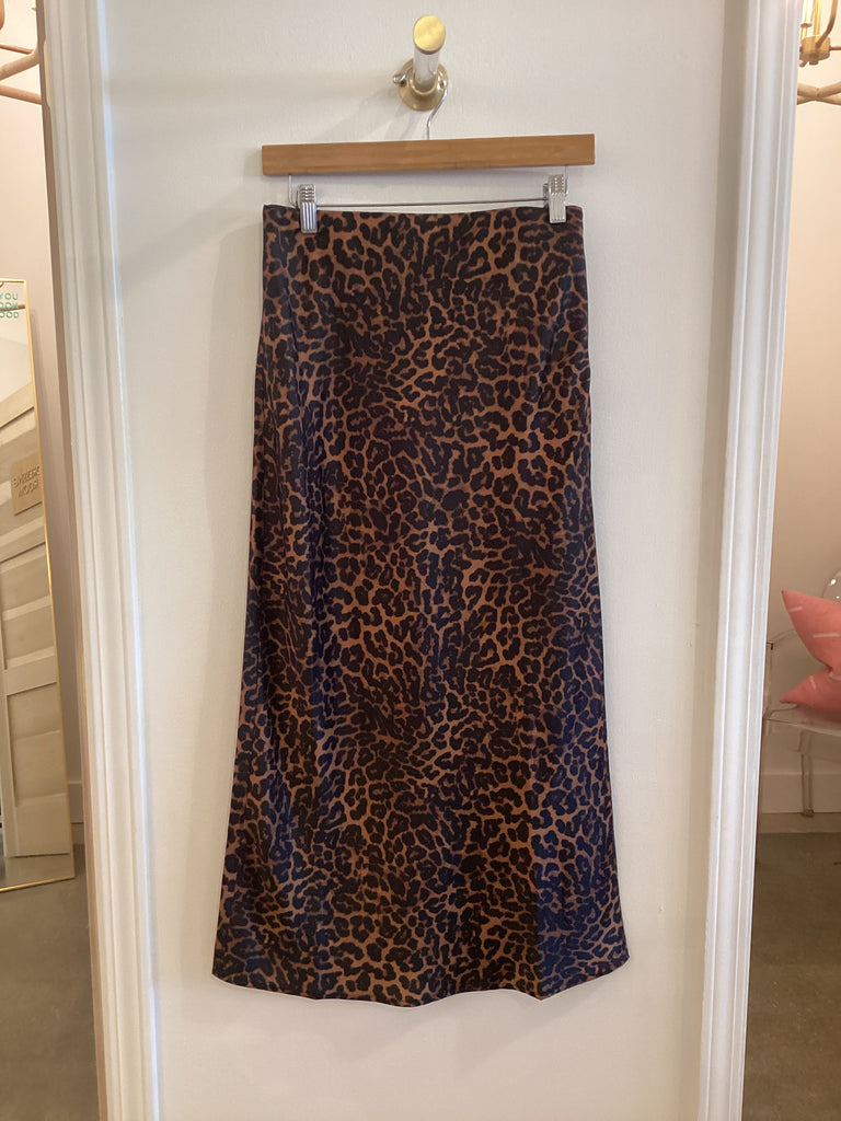 SALE- Athena Sateen Animal Slip Skirt