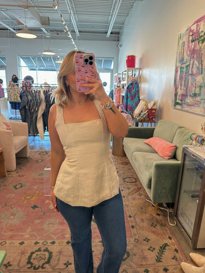 Noor flare top