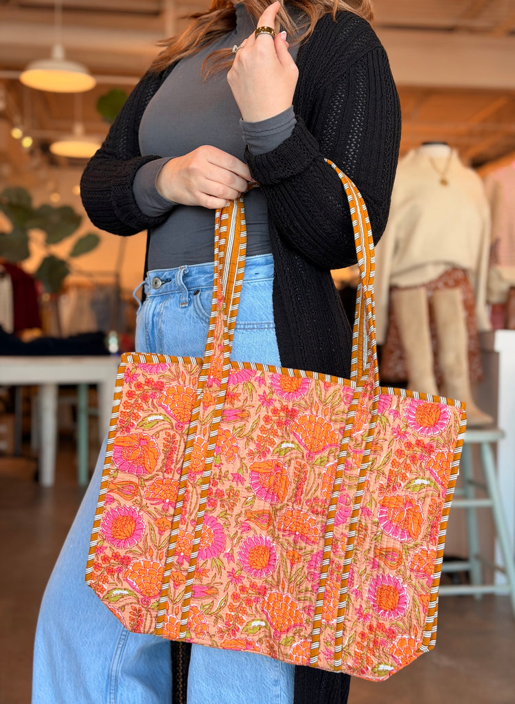 Quilted tote
