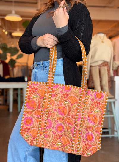 Quilted tote