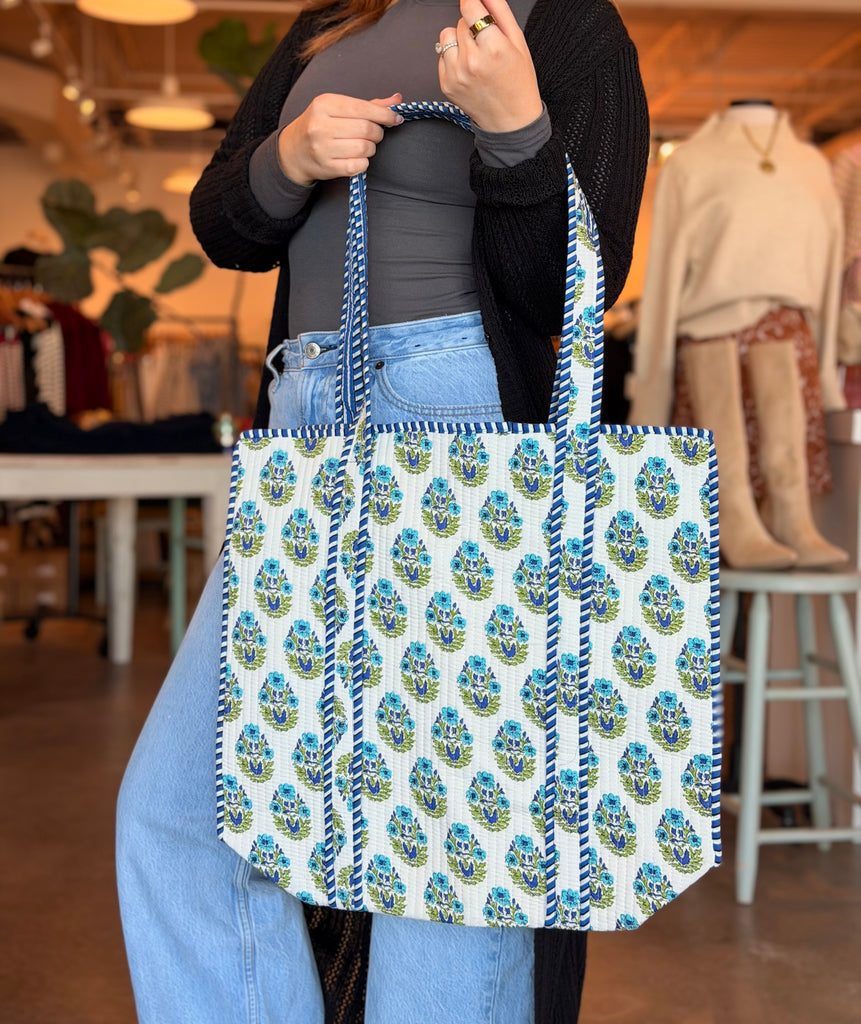 Quilted tote