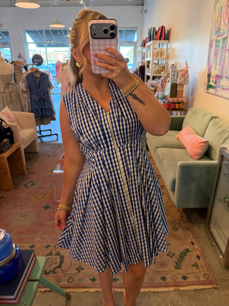 Lucia belted short dress