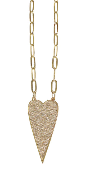 Jumbo heart necklace