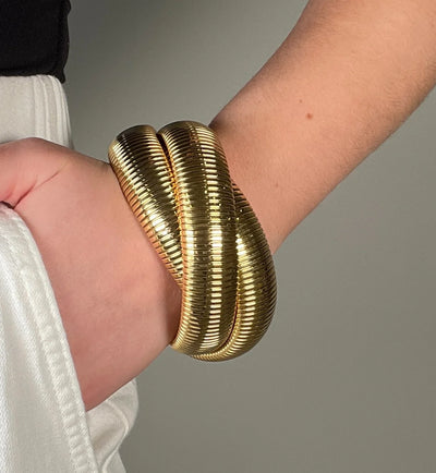 Large twisted cobra bracelet