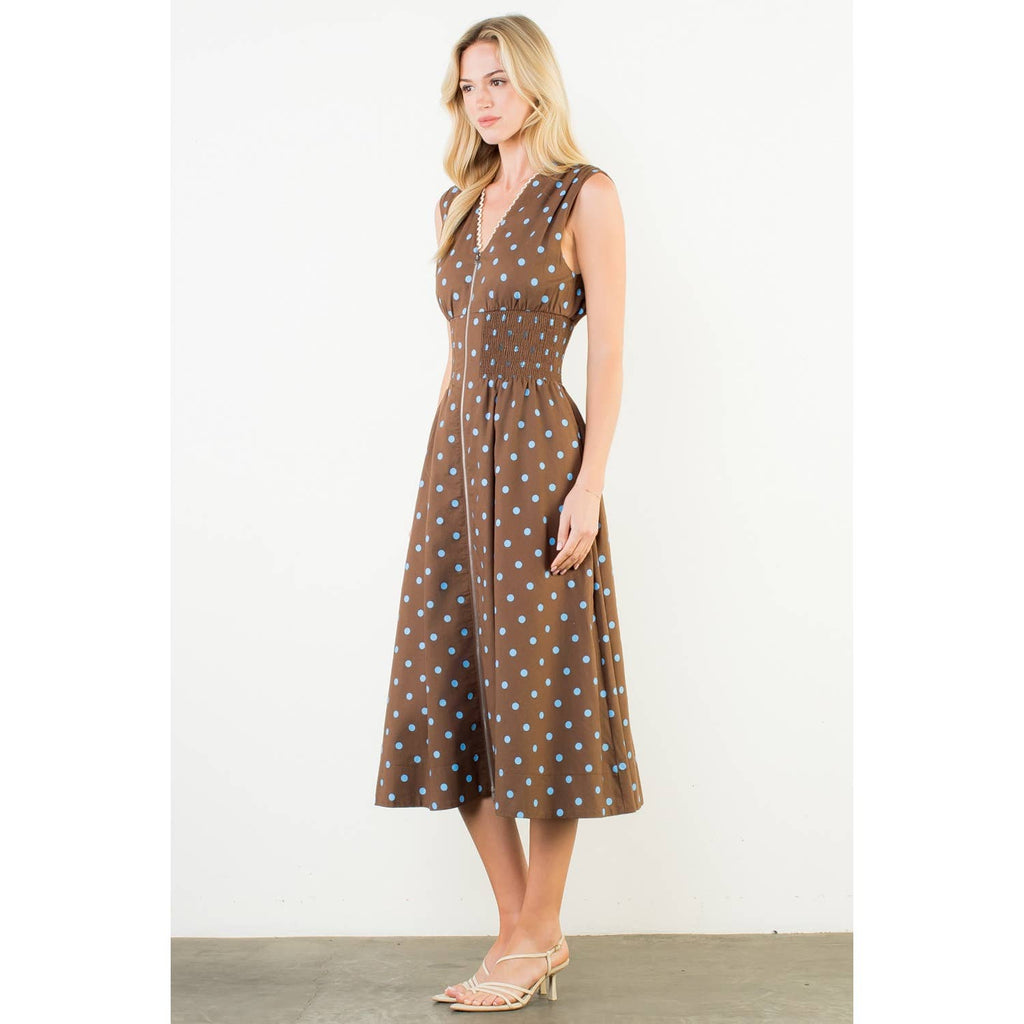 Ivy zip front dress
