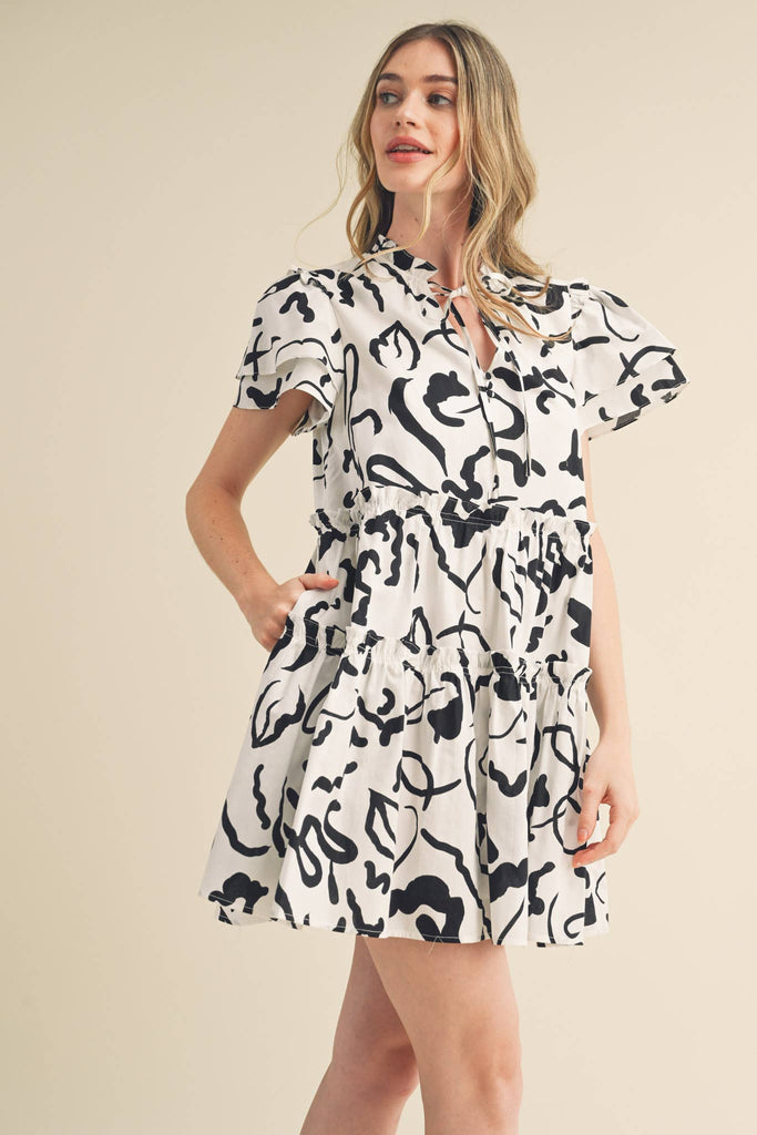 Madeline printed dress