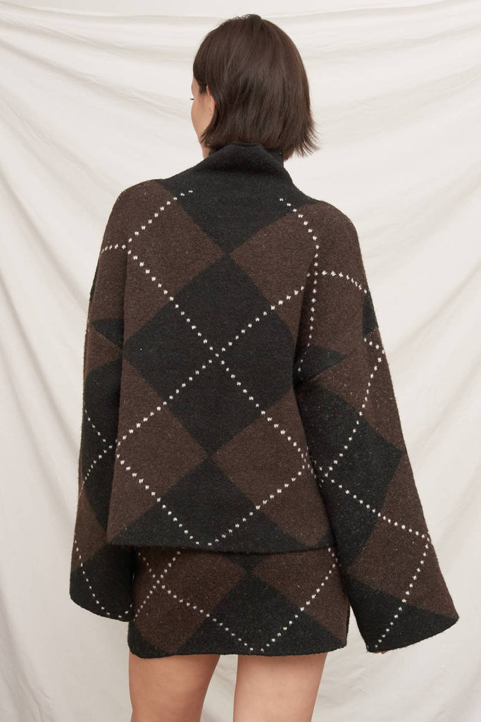 Argyle Knit skirt