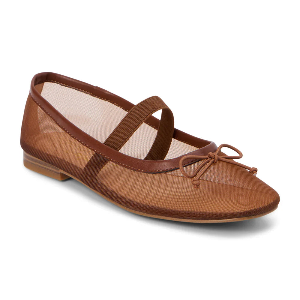 Bronx ballet flat brown mesh