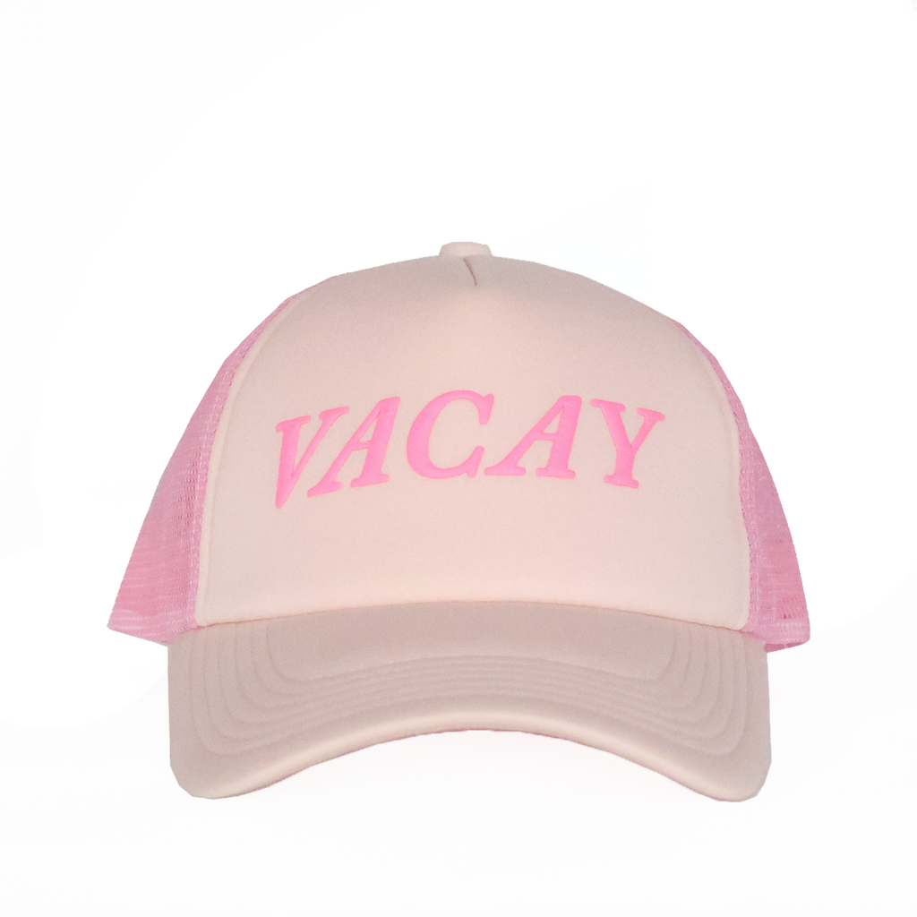 Pink Vacay Trucker Hat