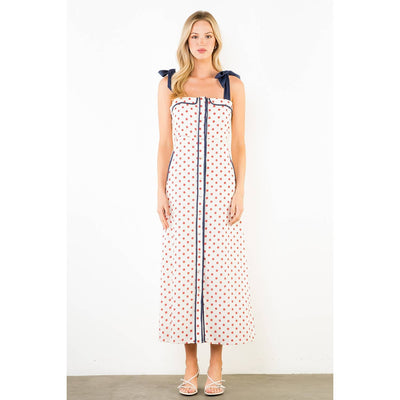 slim fit dress slacks Gingham Cross Neck Halter Dress – Peacocks & Pearls Lexington main image 0