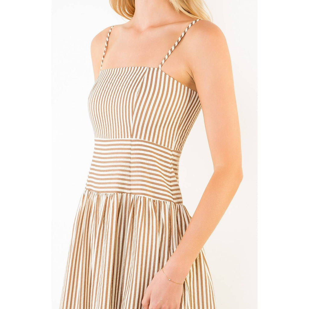 Striped Textured Dress