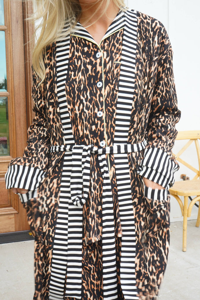 Luxe Leopard Robe