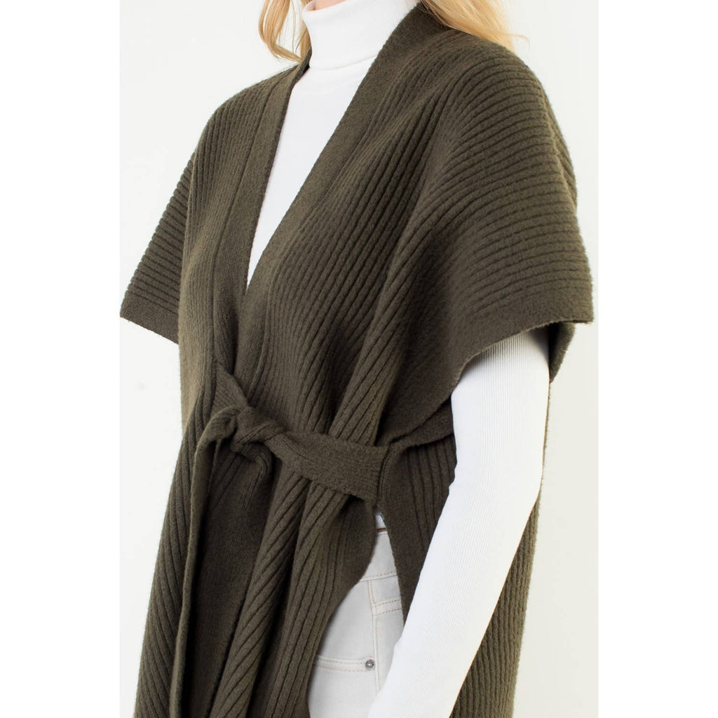 Dillon sleeveless cardi
