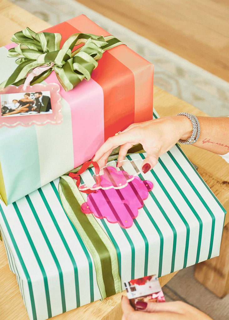 Tortoise Print Frame Ornament