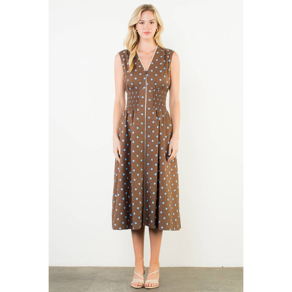 Ivy zip front dress