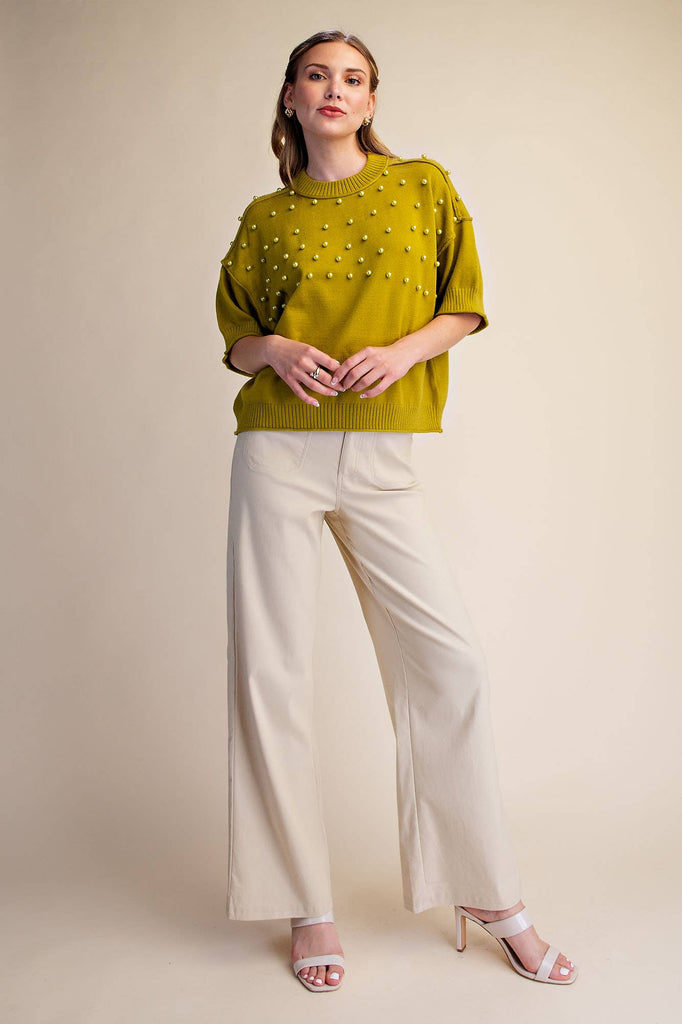 Pearl Crewneck Sweater