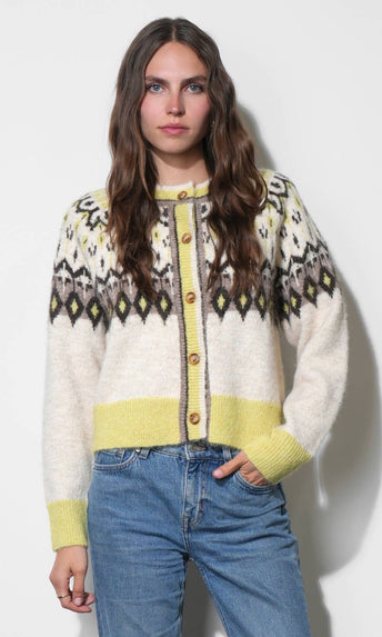 Quinn Fair Isle Cardigan