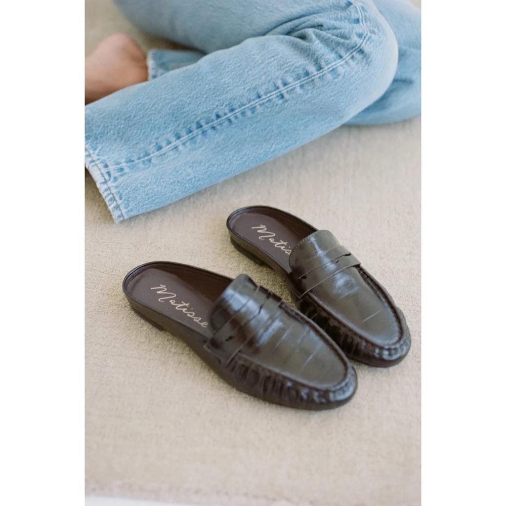 Porta penny loafer mule
